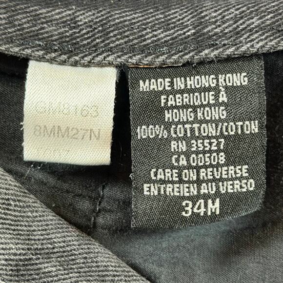 VINTAGE Marithe Francois Girbaud Taped Shuttle Logo Baggy Jeans Y2K Men 34x30 - Picture 3 of 7